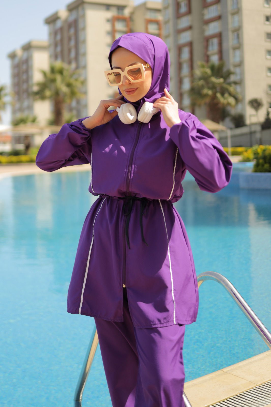 Tesettür Mayo Takımı - 27096 - 3