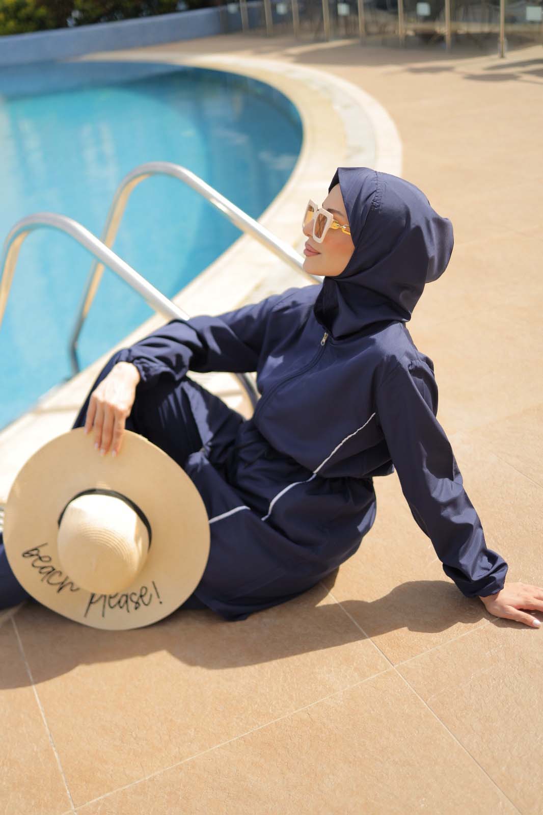 Tesettür Mayo Takımı Lacivert - 27096 - 2