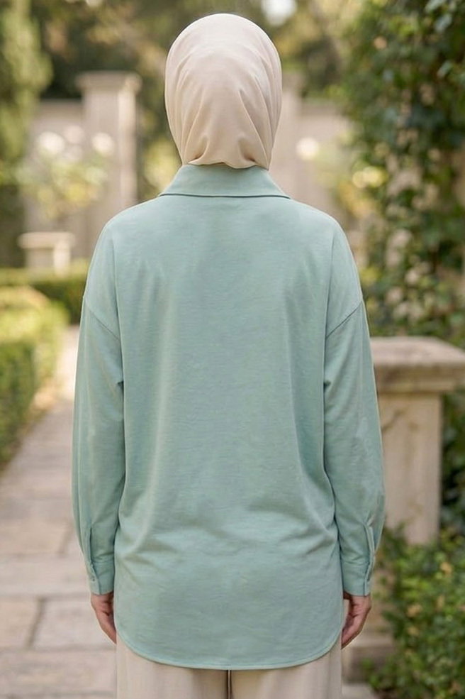 Toka Kuşak Detaylı Tunik Mint - 28728-MINT - 3