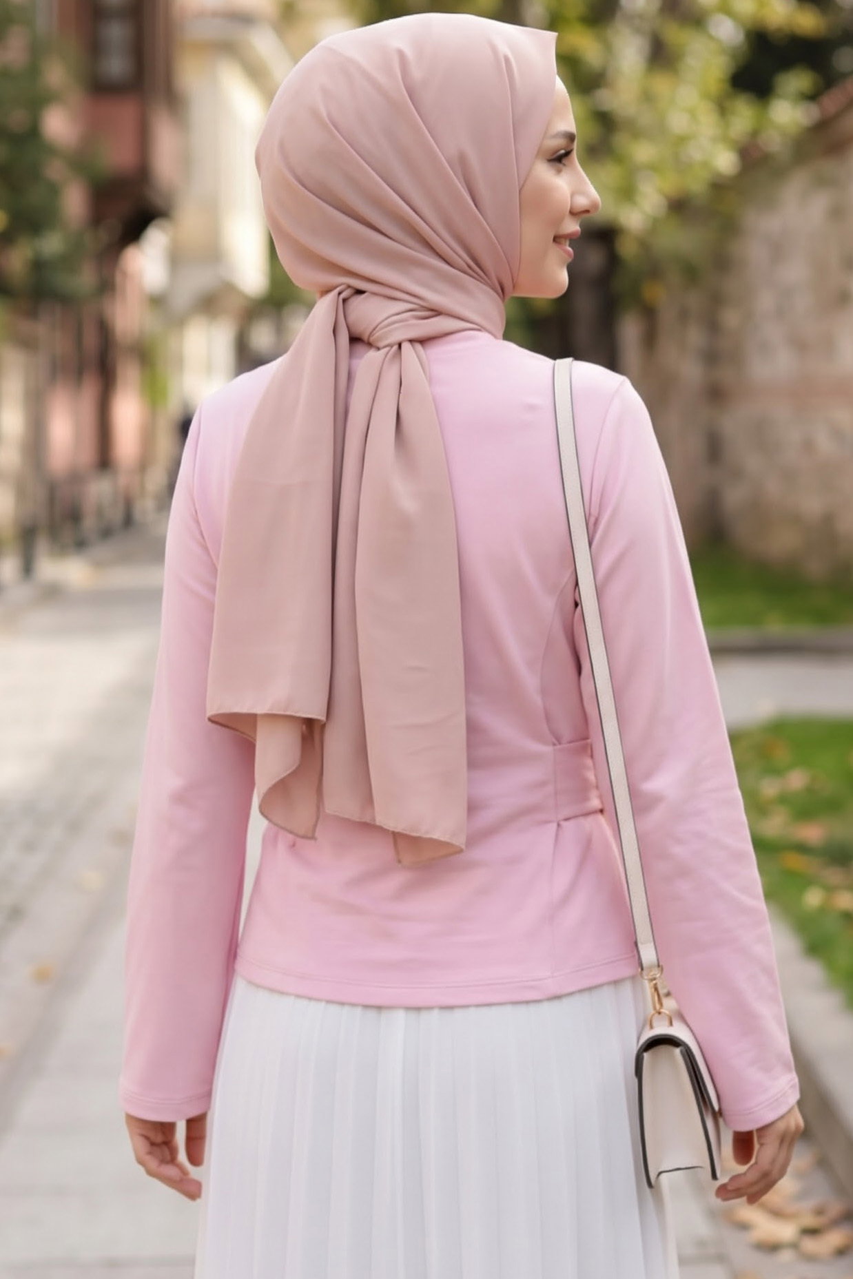 Tokalı Oysh Modal Bluz Pembe - 28895-PEMBE - 4