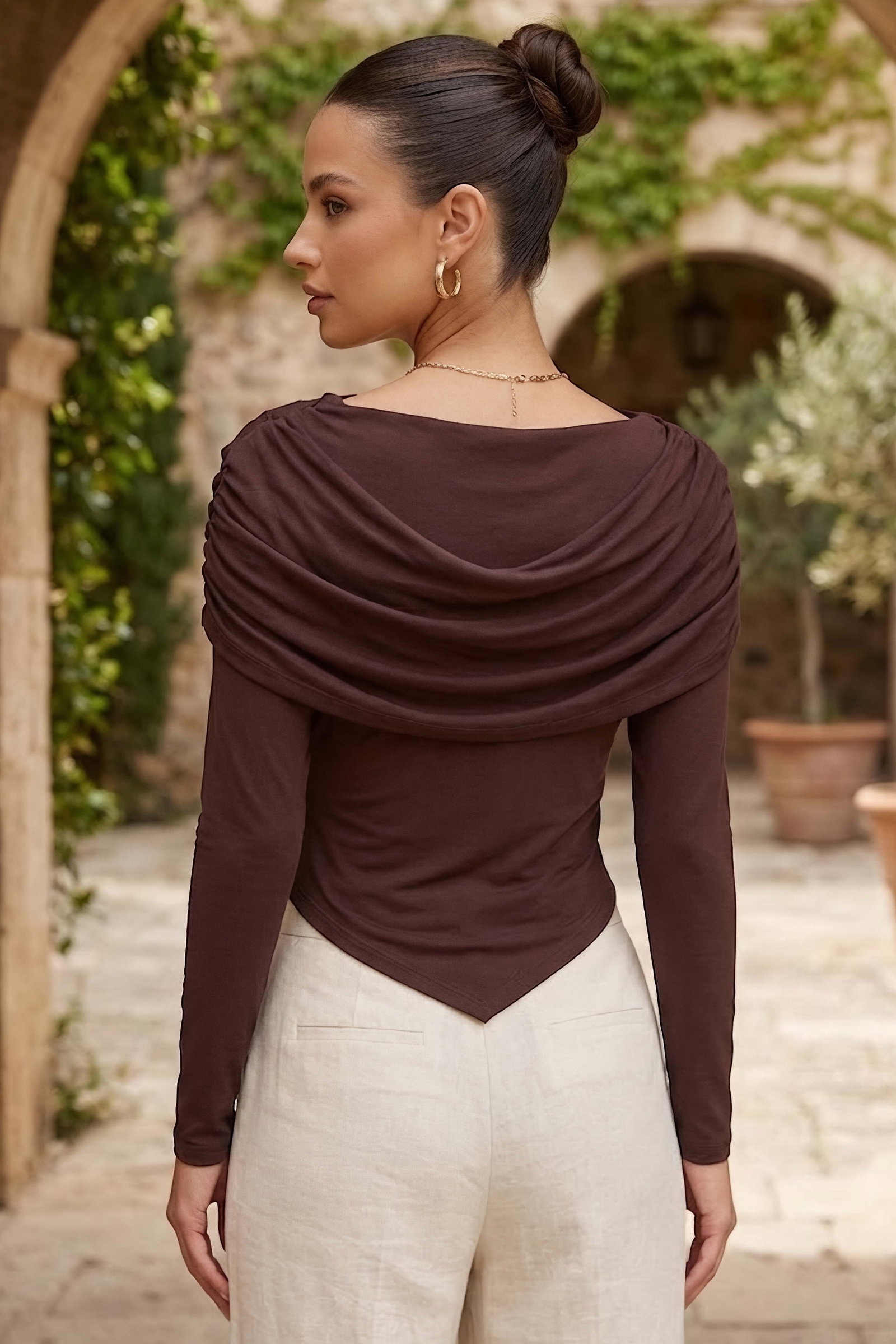 Tokalı Sendy Bluz Kahve - 28900-KAHVE - 3