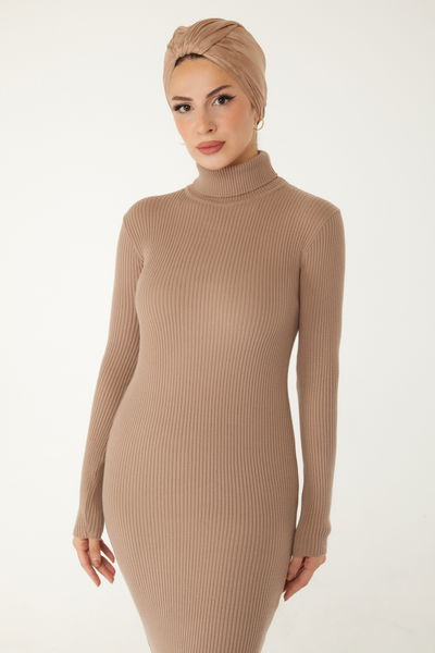 Triko Elbise - 27754-VIZON 