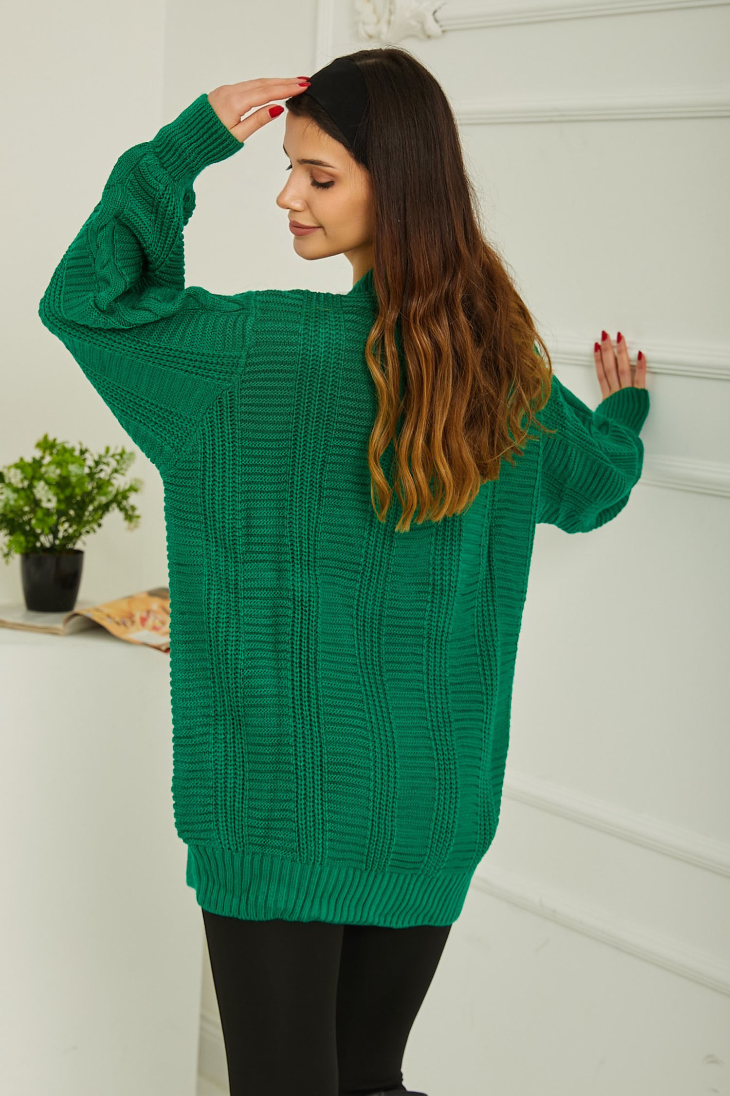 Triko Hırka Yesil - 26745 - 5