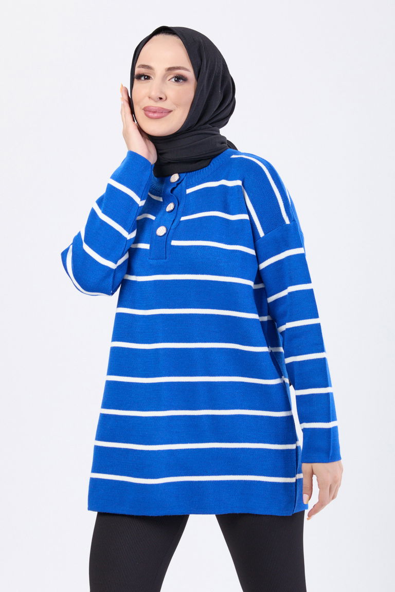 Triko Kazak - 27755-SAKS - TOFİSA