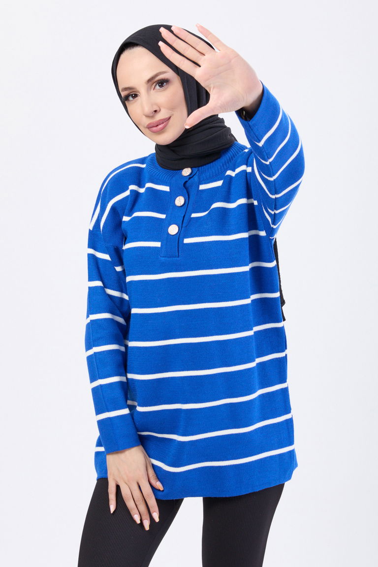 Triko Kazak - 27755-SAKS - TOFİSA