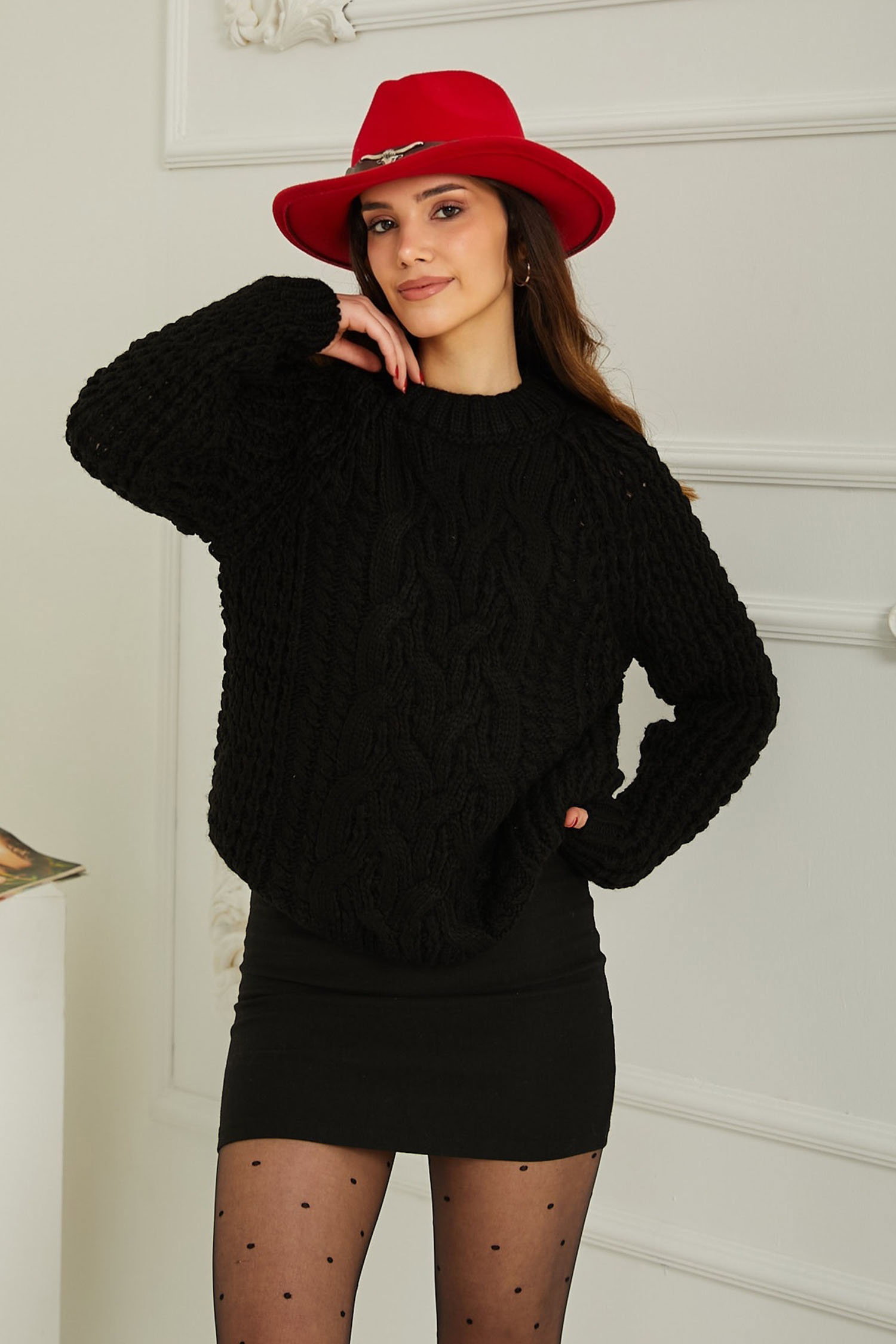 Triko Kazak Siyah - 26738 - 4