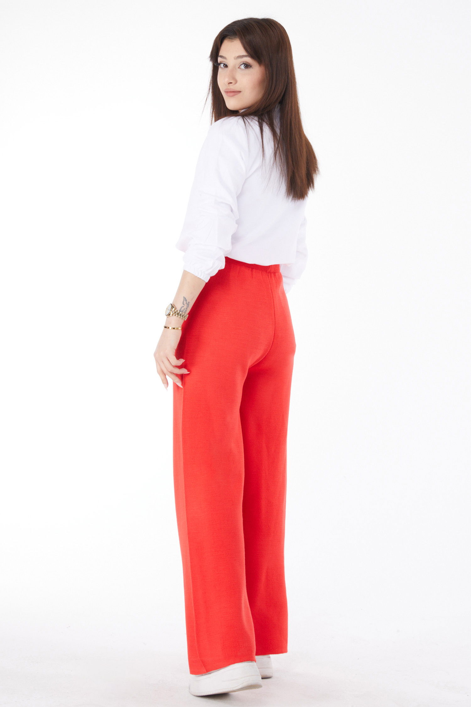 Triko Pantolon - 27740-KIRMIZI - 5