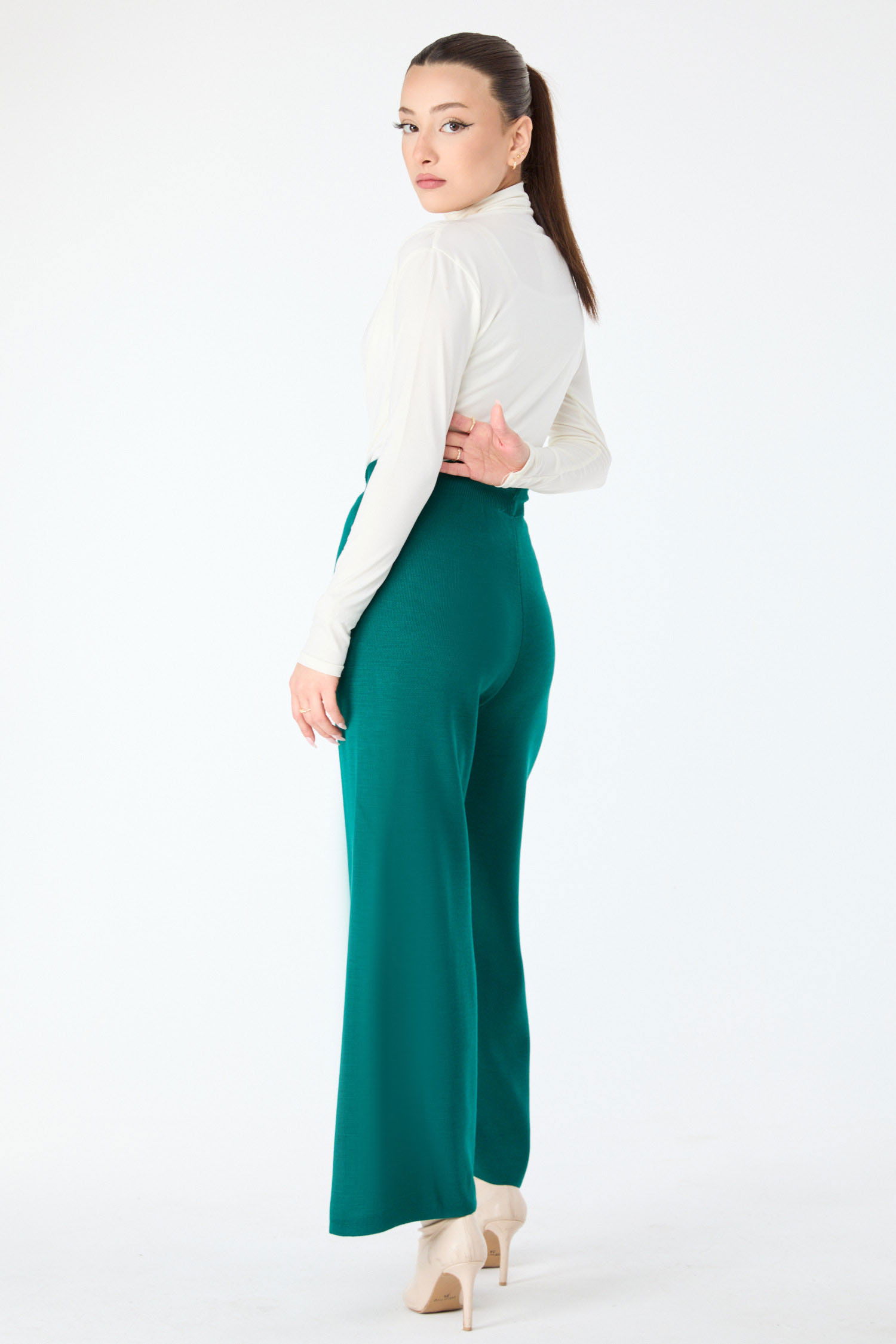 Triko Pantolon - 27740-ZUMRUT - 5