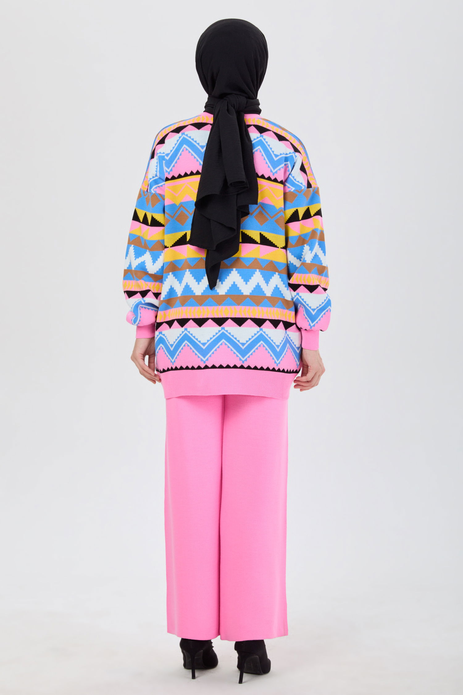 Triko Tunik Pantolon - 27730-PEMBE - 6