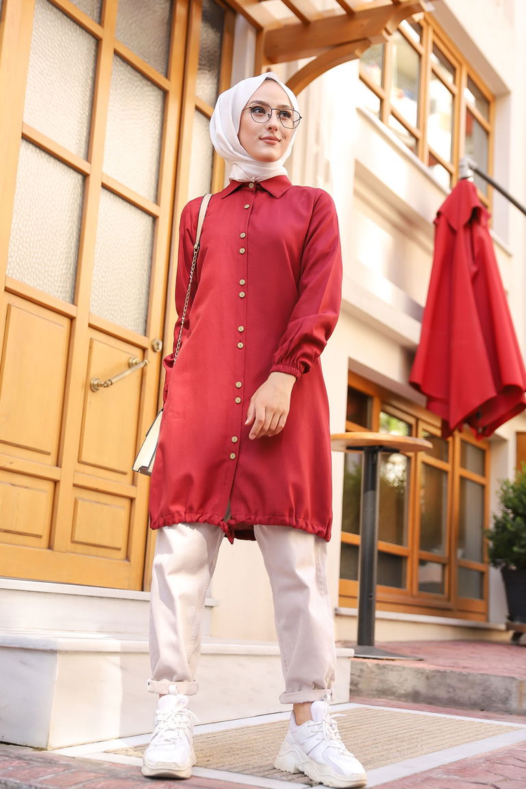 Tunık Bordo - 8359 - TOFİSA
