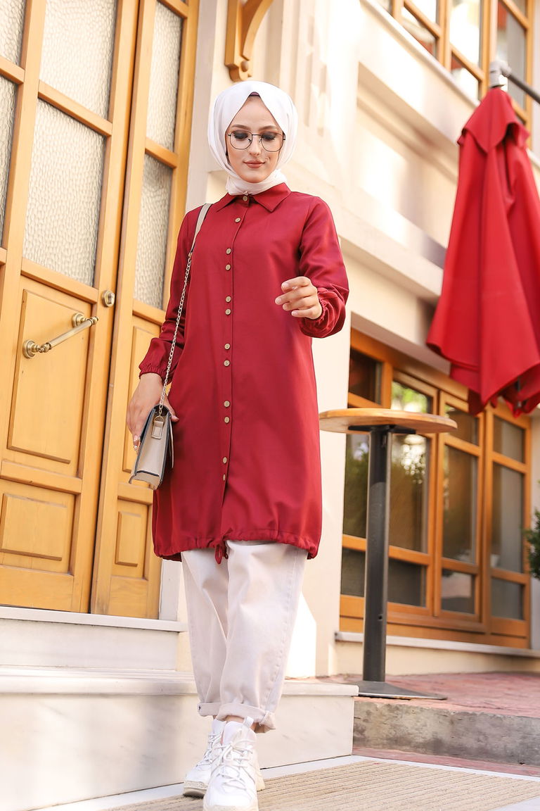 Tunık Bordo - 8359 - TOFİSA