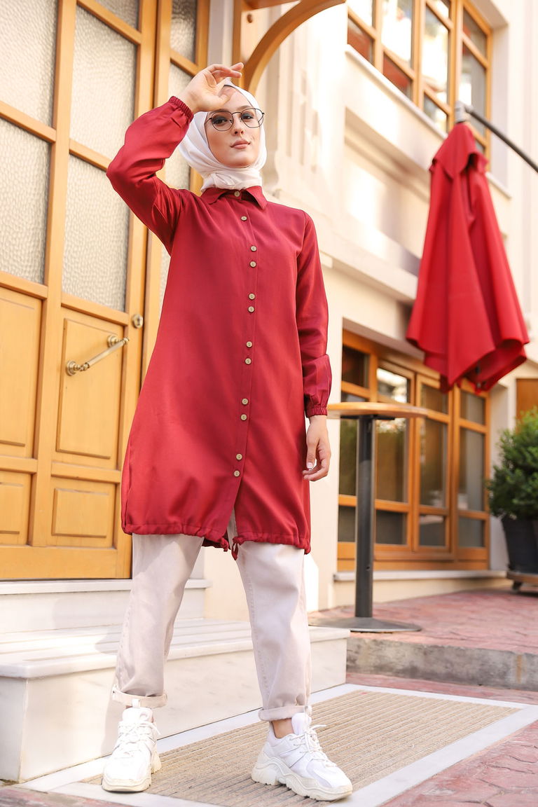 Tunık Bordo - 8359 - TOFİSA