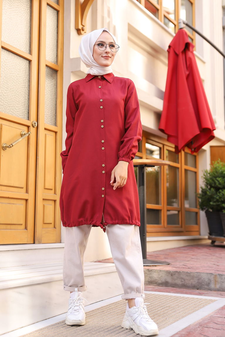 Tunık Bordo - 8359 - TOFİSA