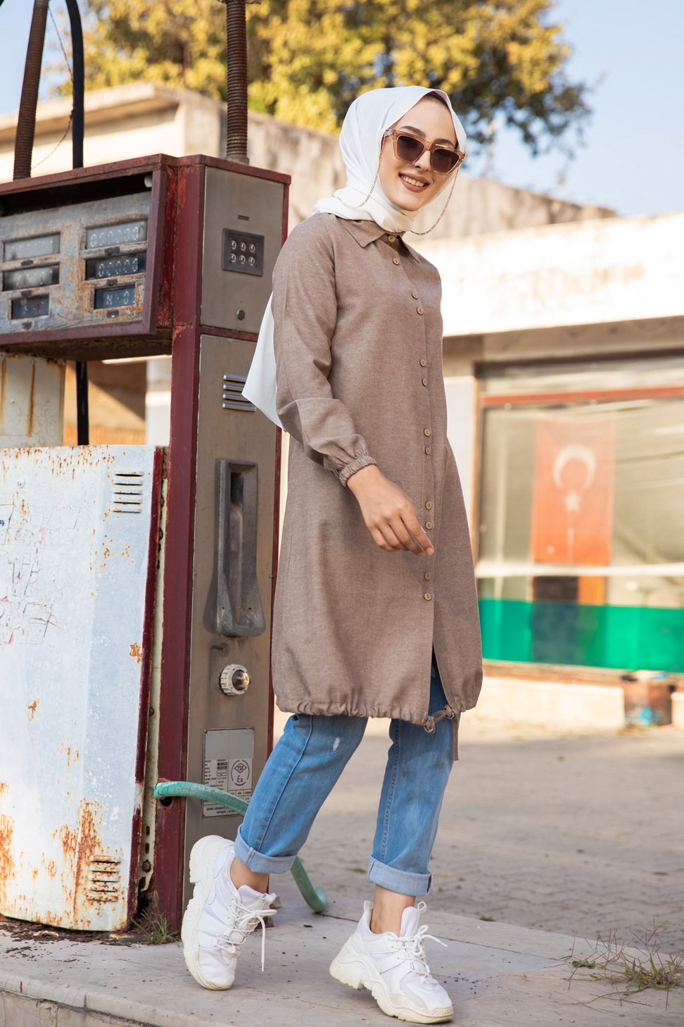 TUNIK Kahve - 8359-KAHVE - 8
