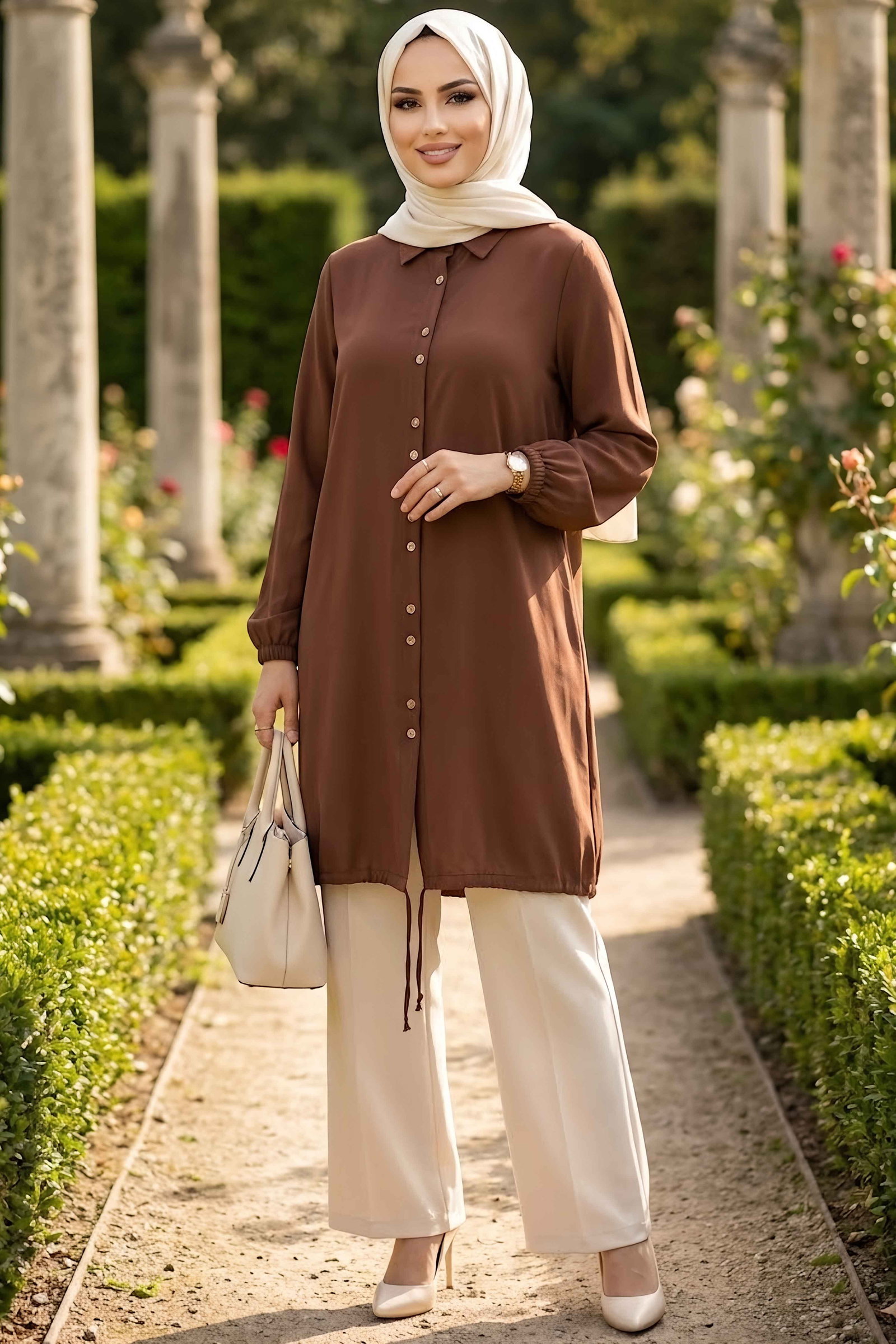 TUNIK Kahve - 8359-KAHVE - 1