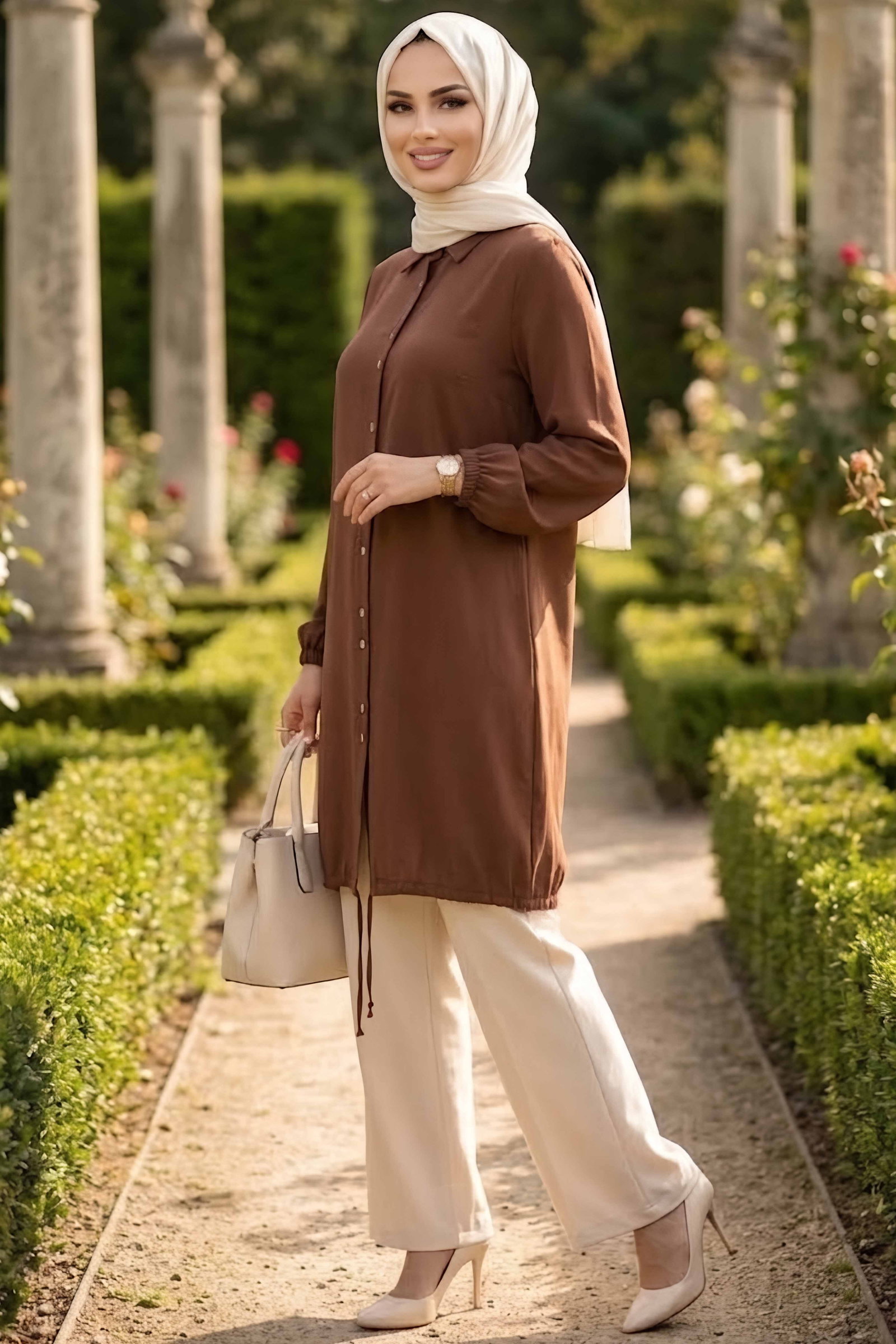 TUNIK Kahve - 8359-KAHVE - 2