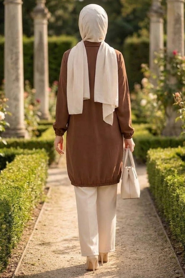 TUNIK Kahve - 8359-KAHVE - 6