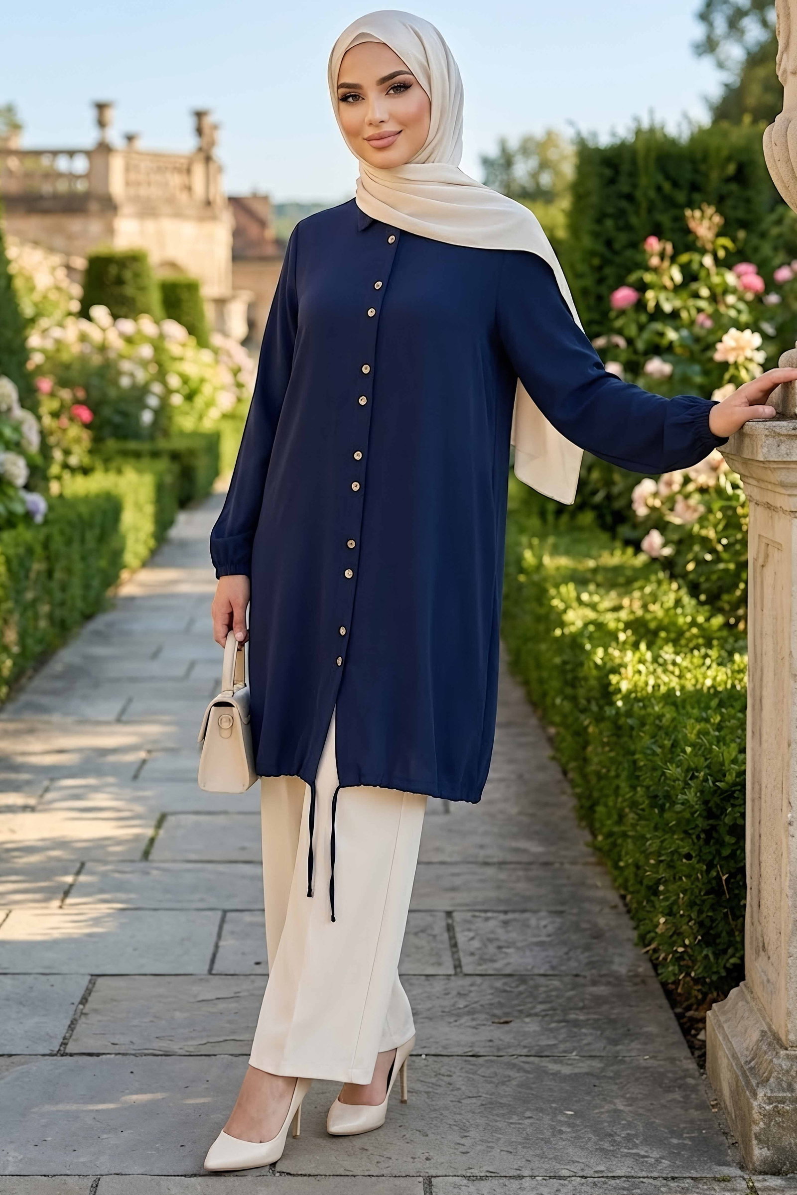 TUNIK Lacivert - 8359-LACIVERT - 1