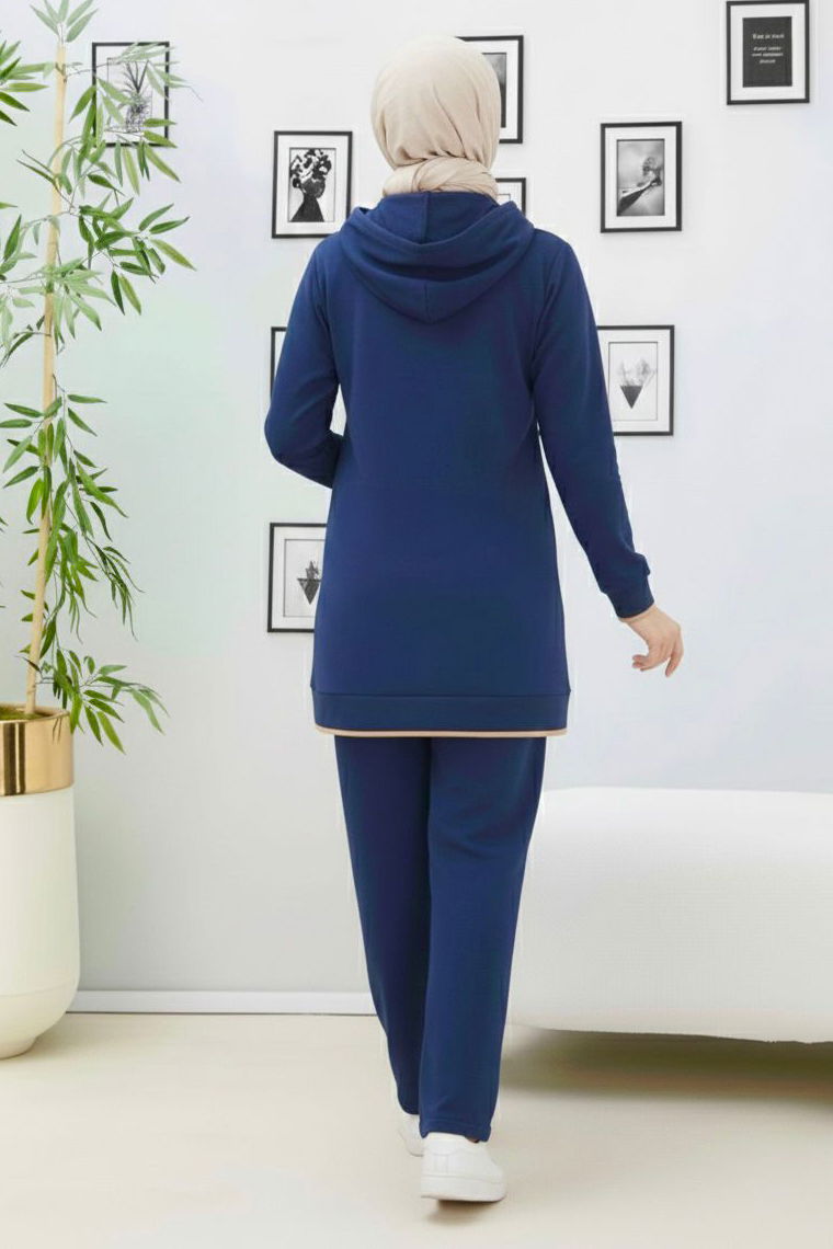 Tunik Pantolon - 27390-LACIVERT - 3