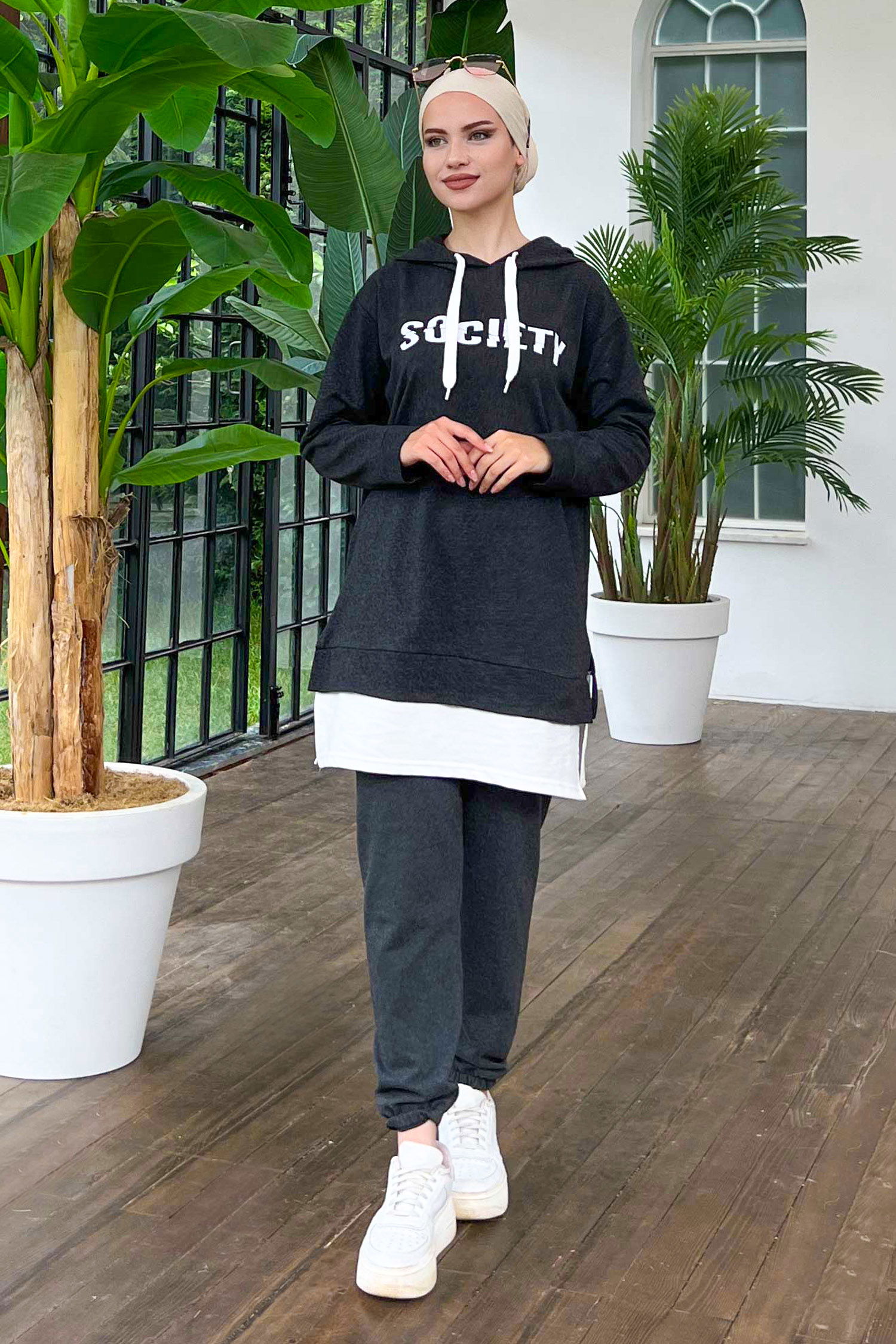 TUNIK PANTOLON Antrasit - 3553 - 2