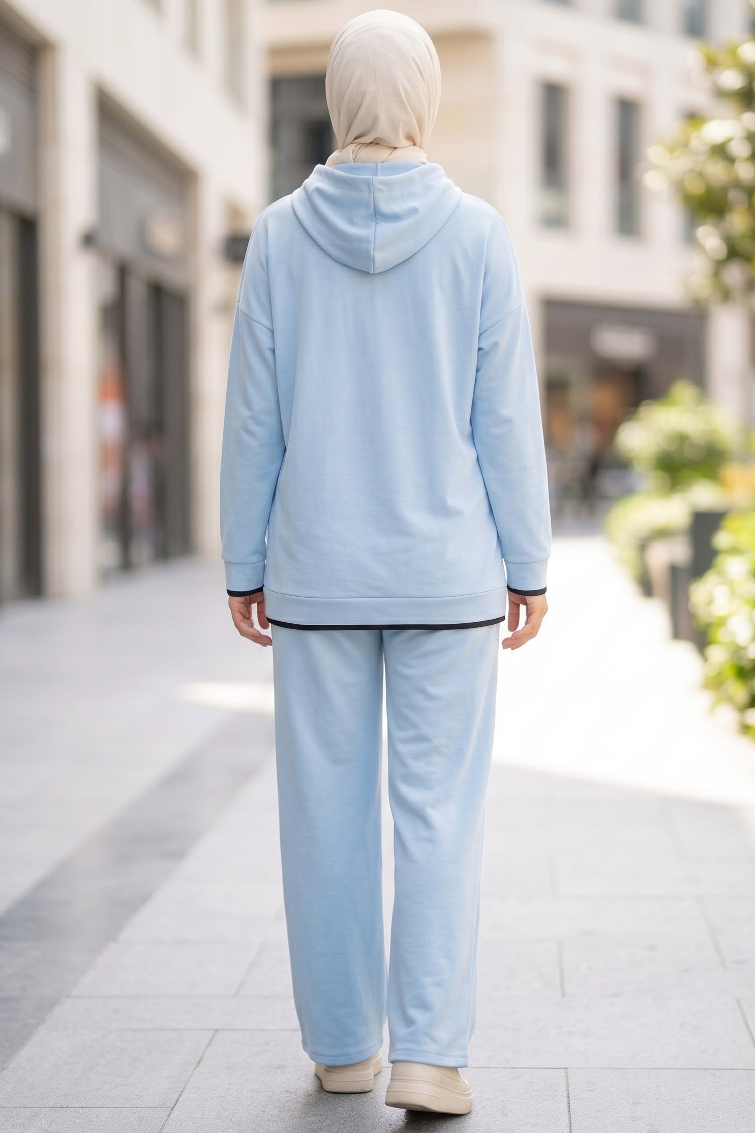 Tunik Pantolon Bebe Mavi - 27390-BEBE-MAVI - 3