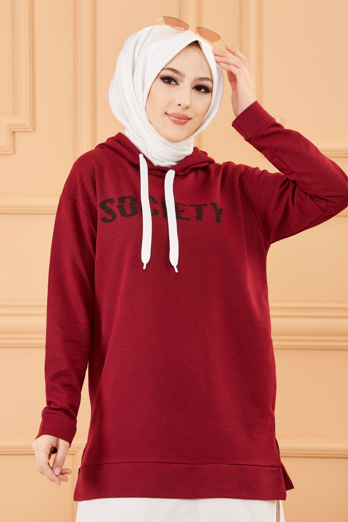 Tunık + Pantolon Bordo - 3553 - 4