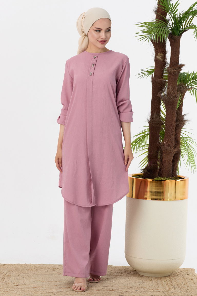 Tunık + Pantolon Gul - 3666 - TOFİSA