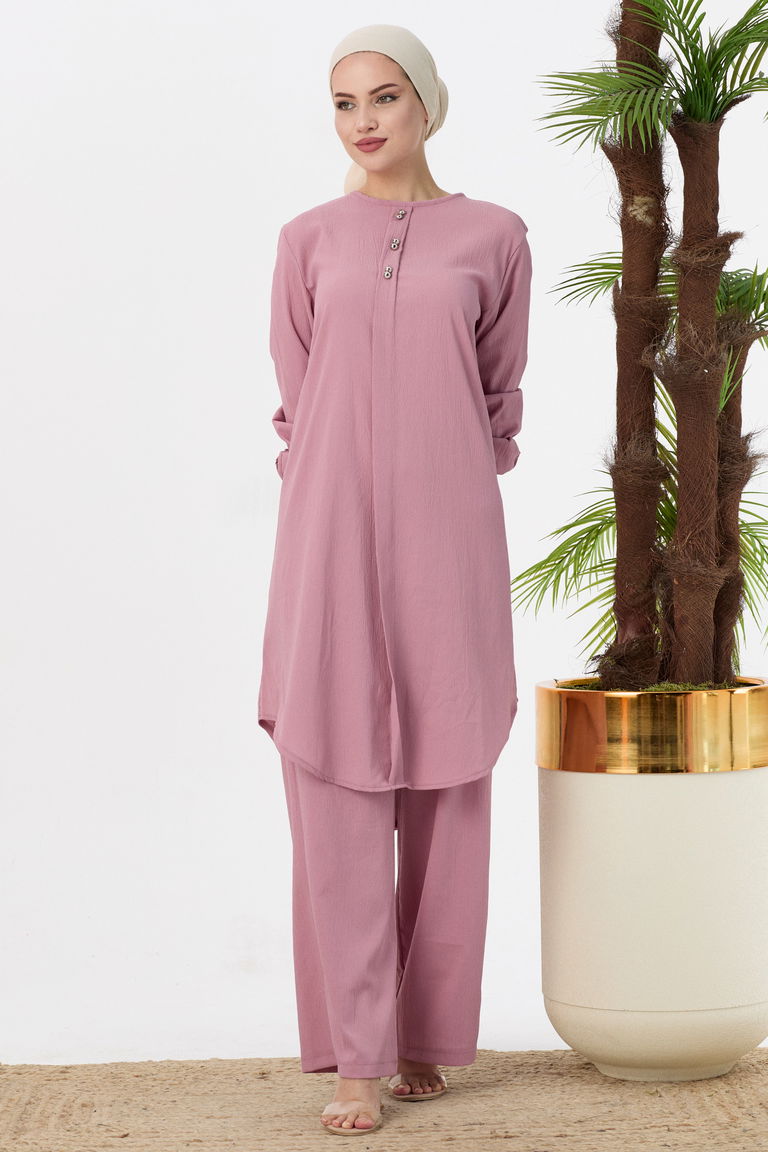 Tunık + Pantolon Gul - 3666 - TOFİSA