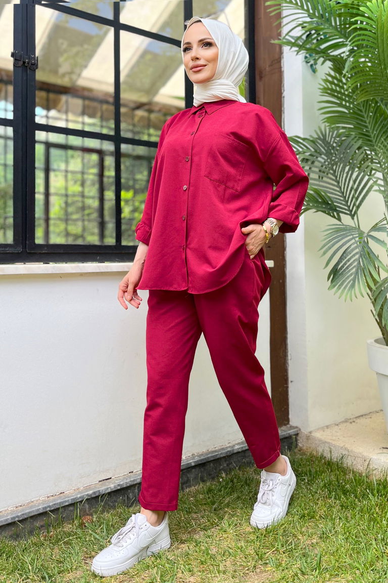 Tunık Pantolon İkili Takım - 27086 - TOFİSA
