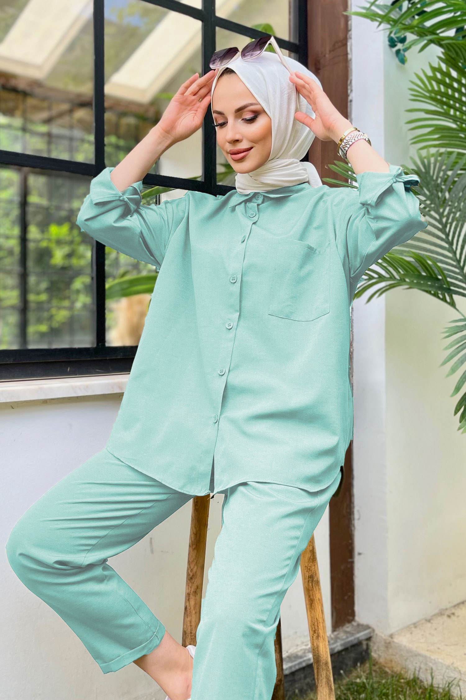 Tunık Pantolon İkili Takım - 27086 - 4
