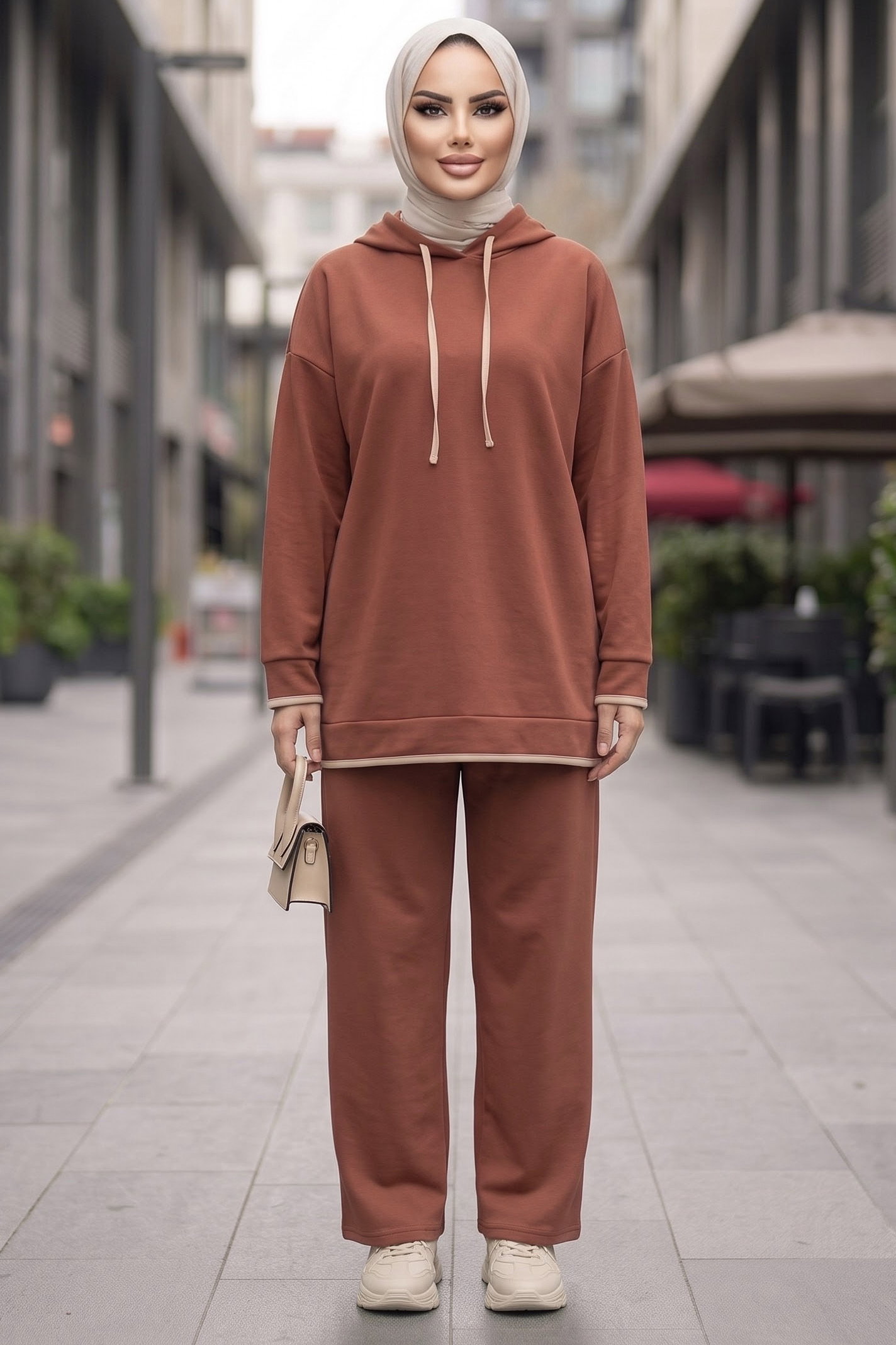 Tunik Pantolon Kiremit - 27390-KIREMIT - 1