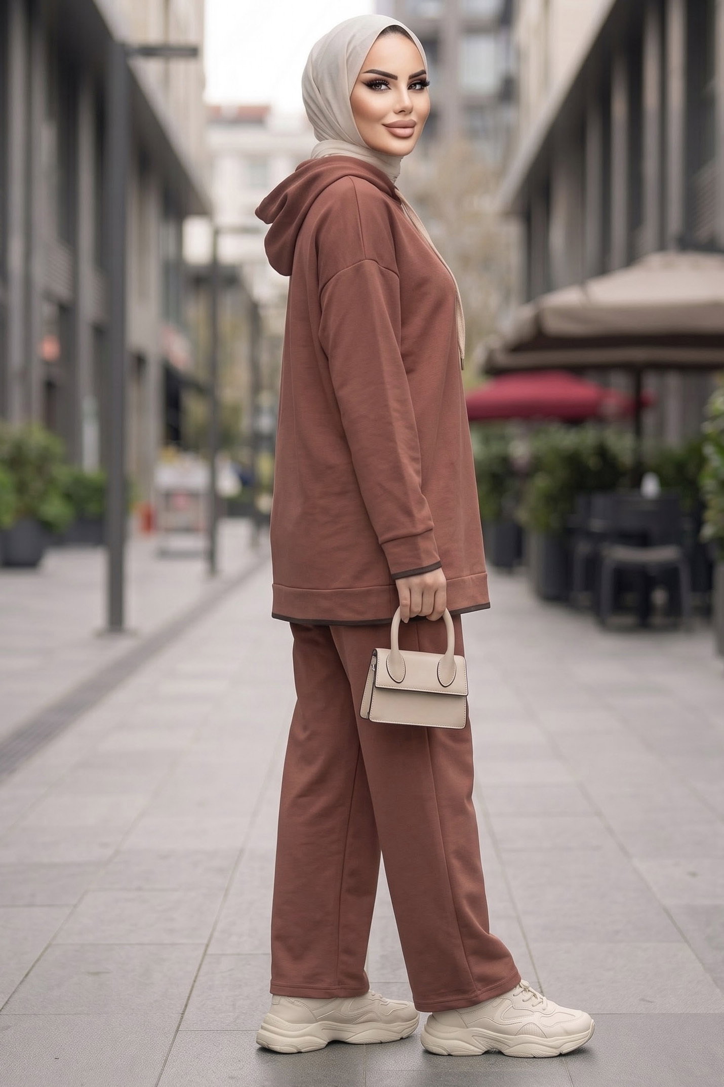 Tunik Pantolon Kiremit - 27390-KIREMIT - 2