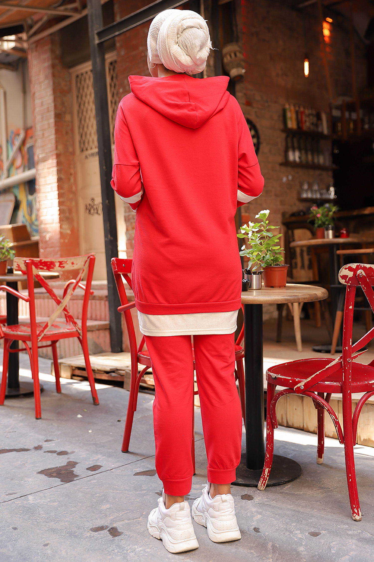 Tunik Pantolon Kirmizi - 3024 - 5