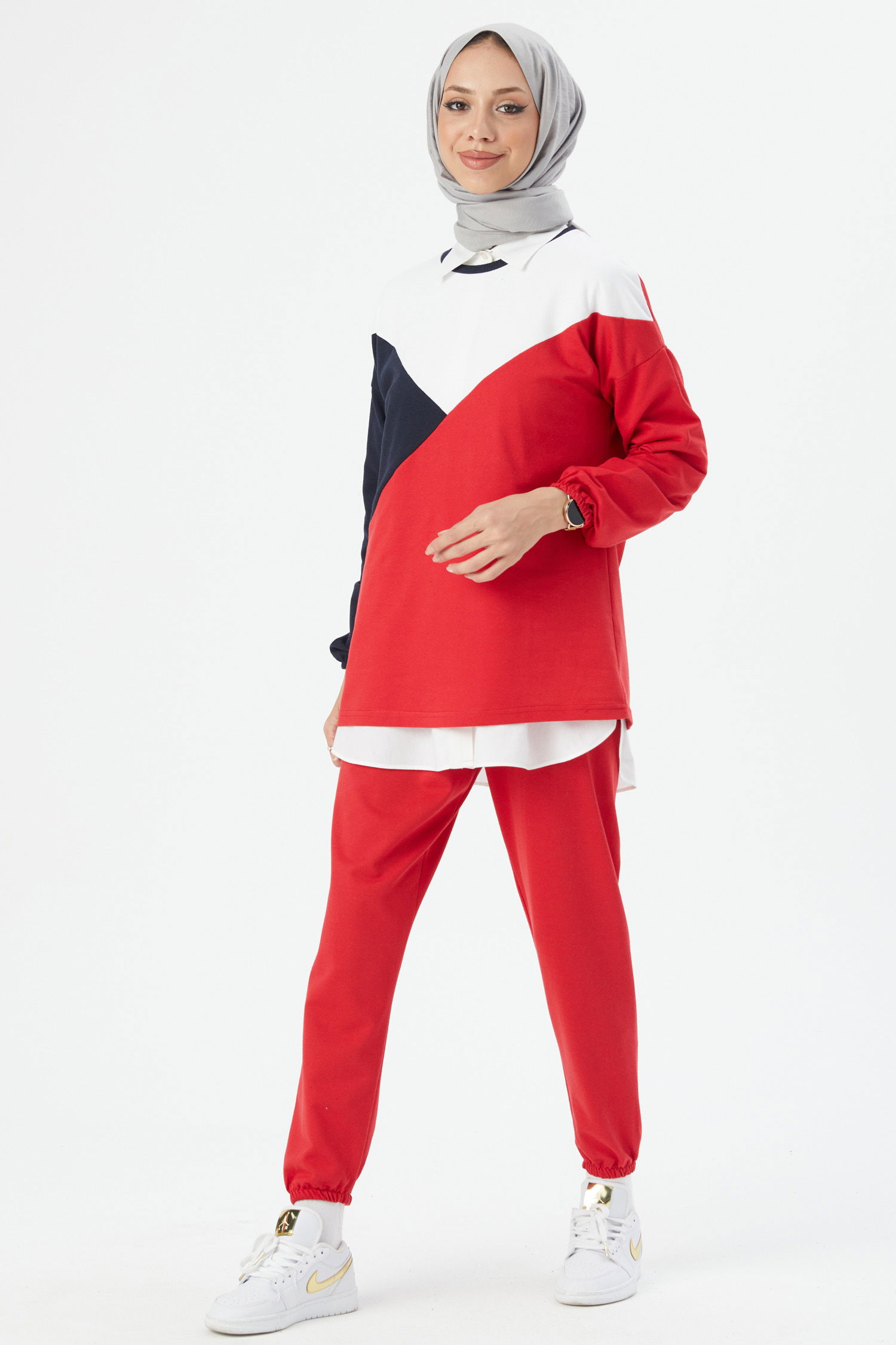Tunık Pantolon KIRMIZI - 8728 - 1
