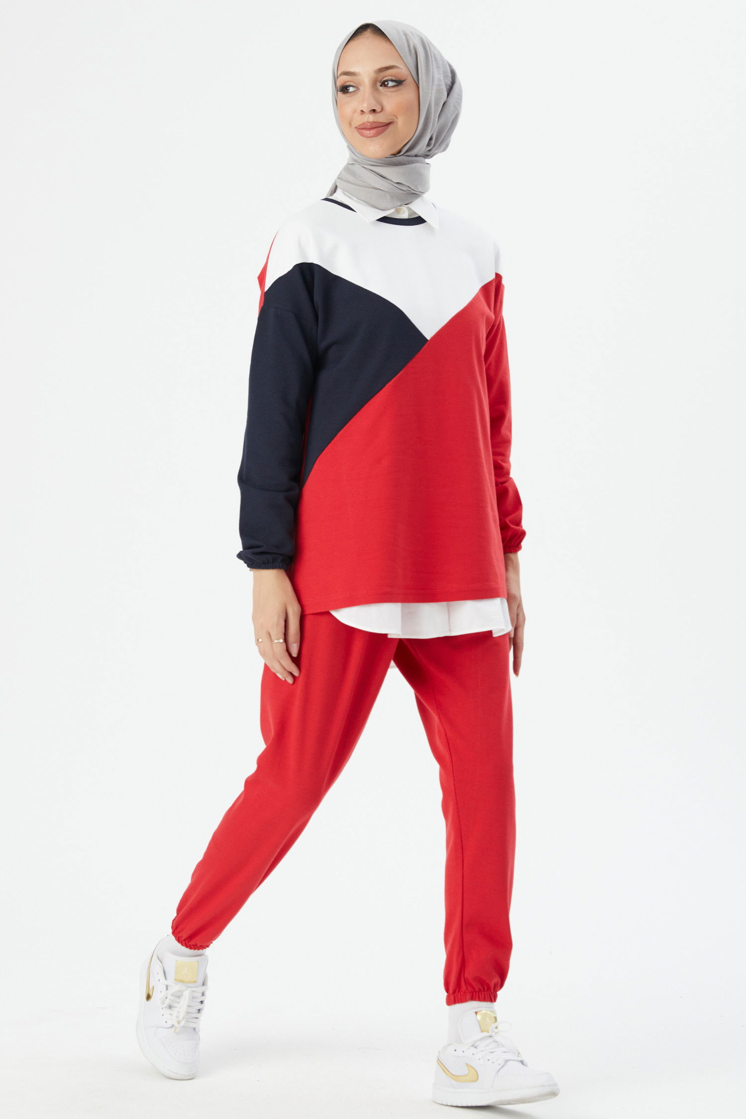 Tunık Pantolon KIRMIZI - 8728 - 3