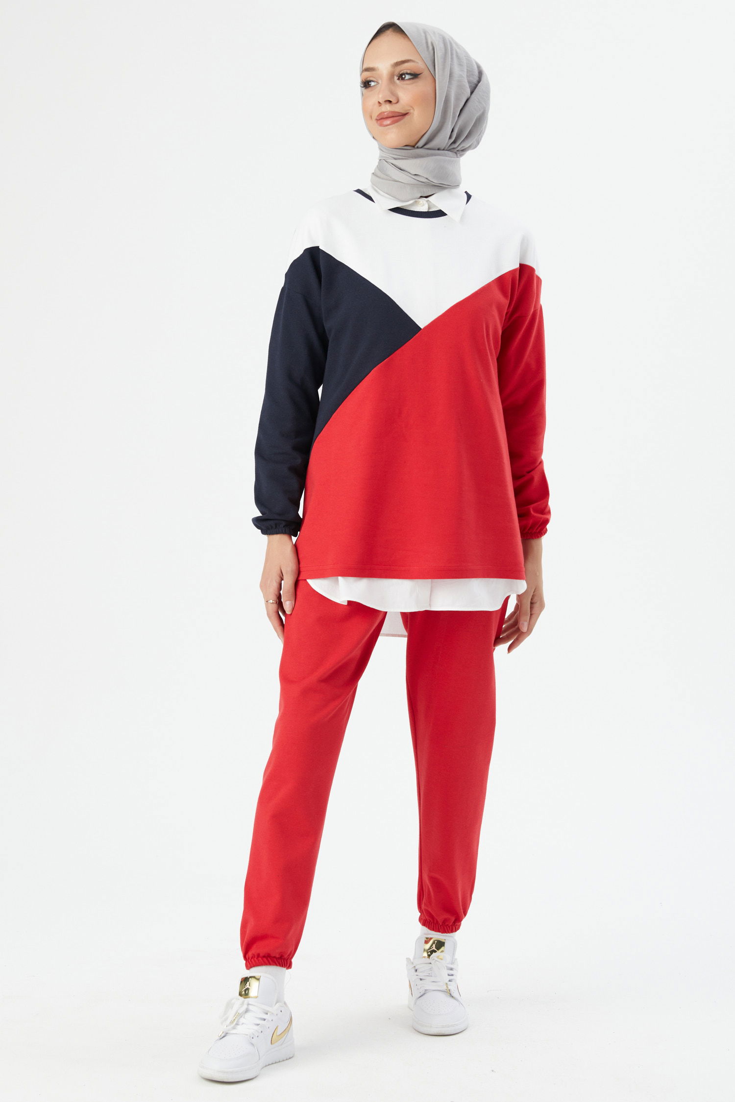 Tunık Pantolon KIRMIZI - 8728 - 4