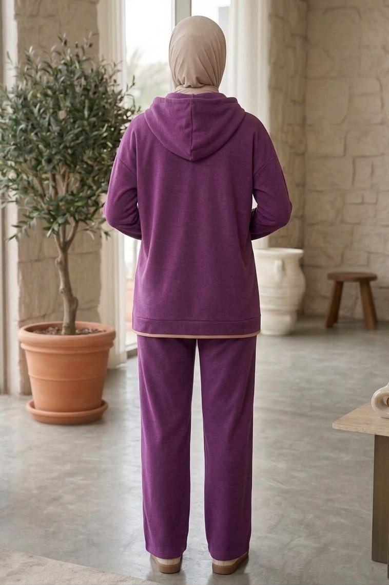 Tunik Pantolon Mor - 27390-MOR - 3