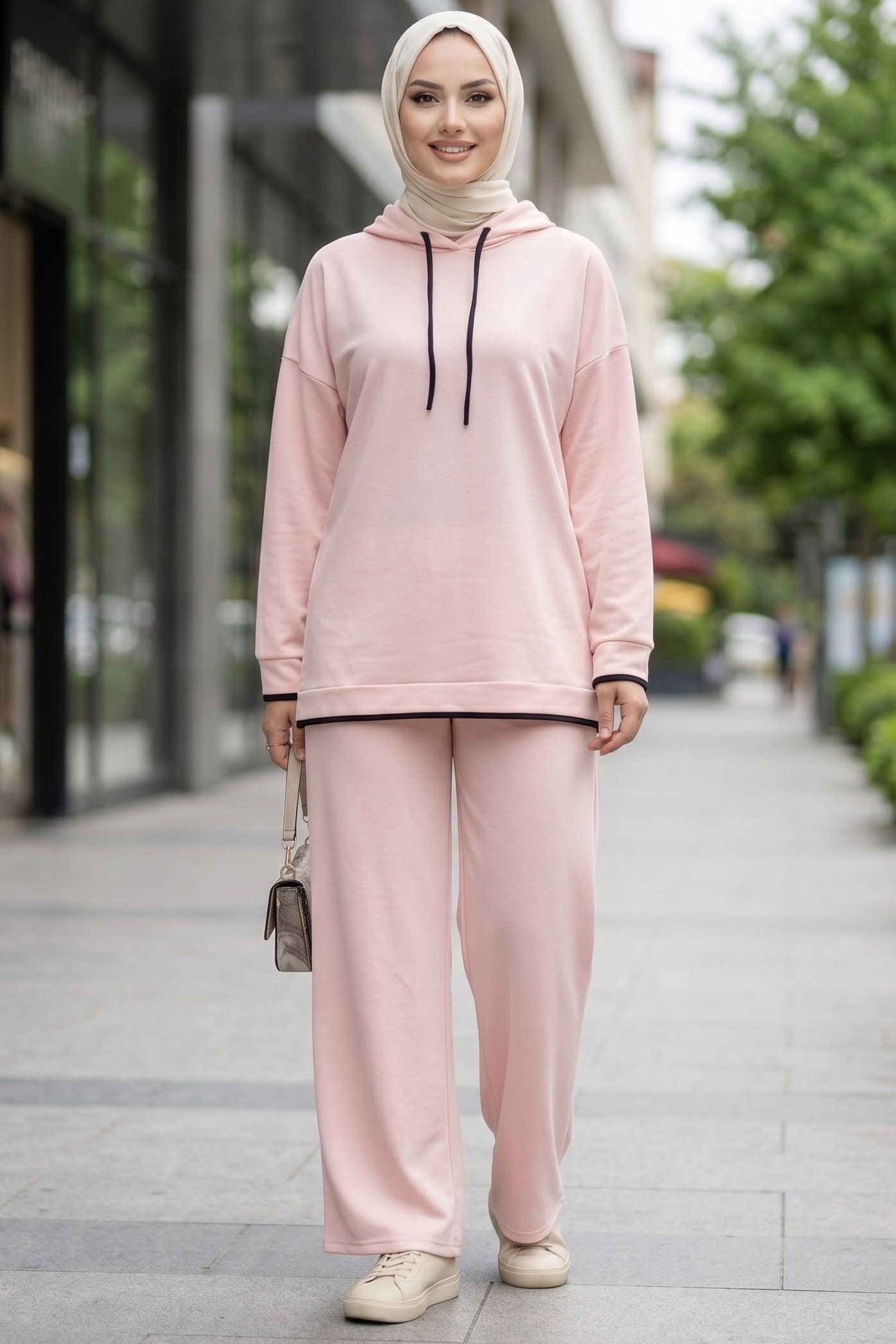 Tunik Pantolon Pudra - 27390-PUDRA - 1