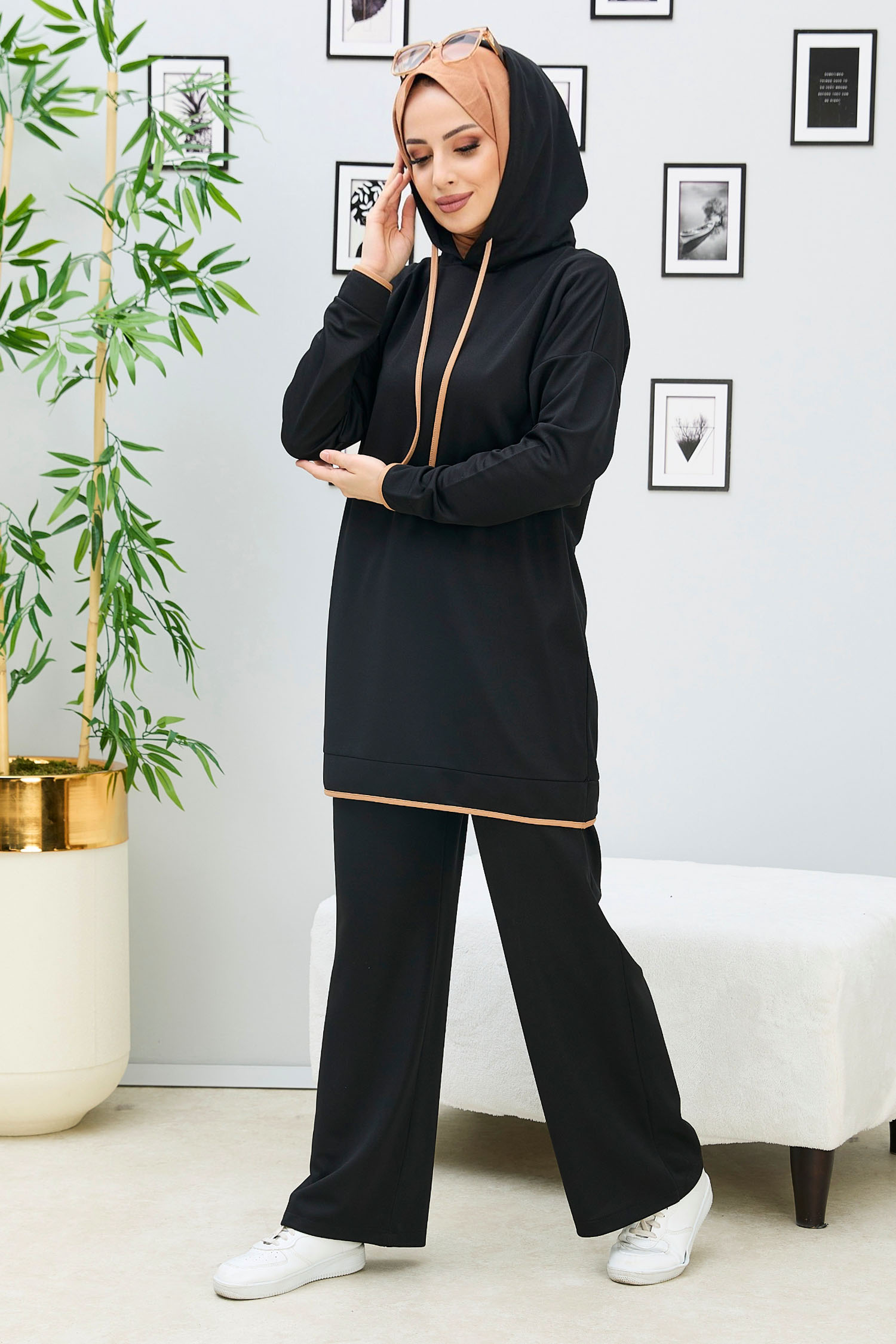 Tunik Pantolon Siyah - 28462-SIYAH - 2