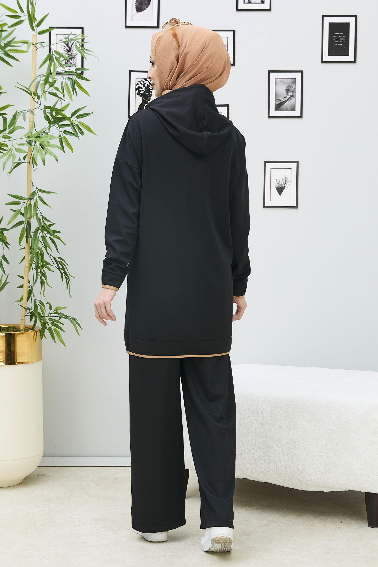 Tunik Pantolon Siyah - 28462-SIYAH - 4