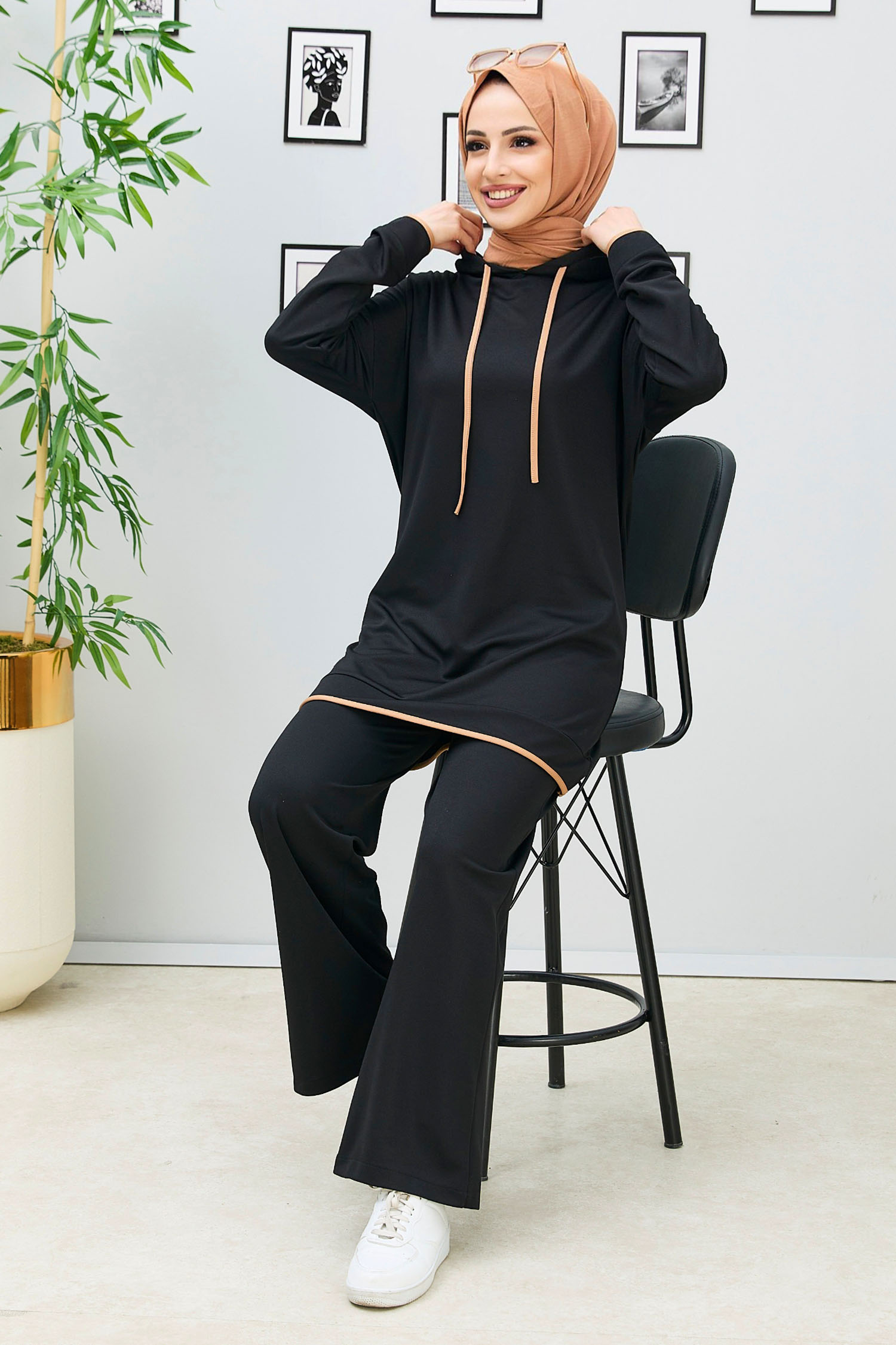 Tunik Pantolon Siyah - 28462-SIYAH - 3