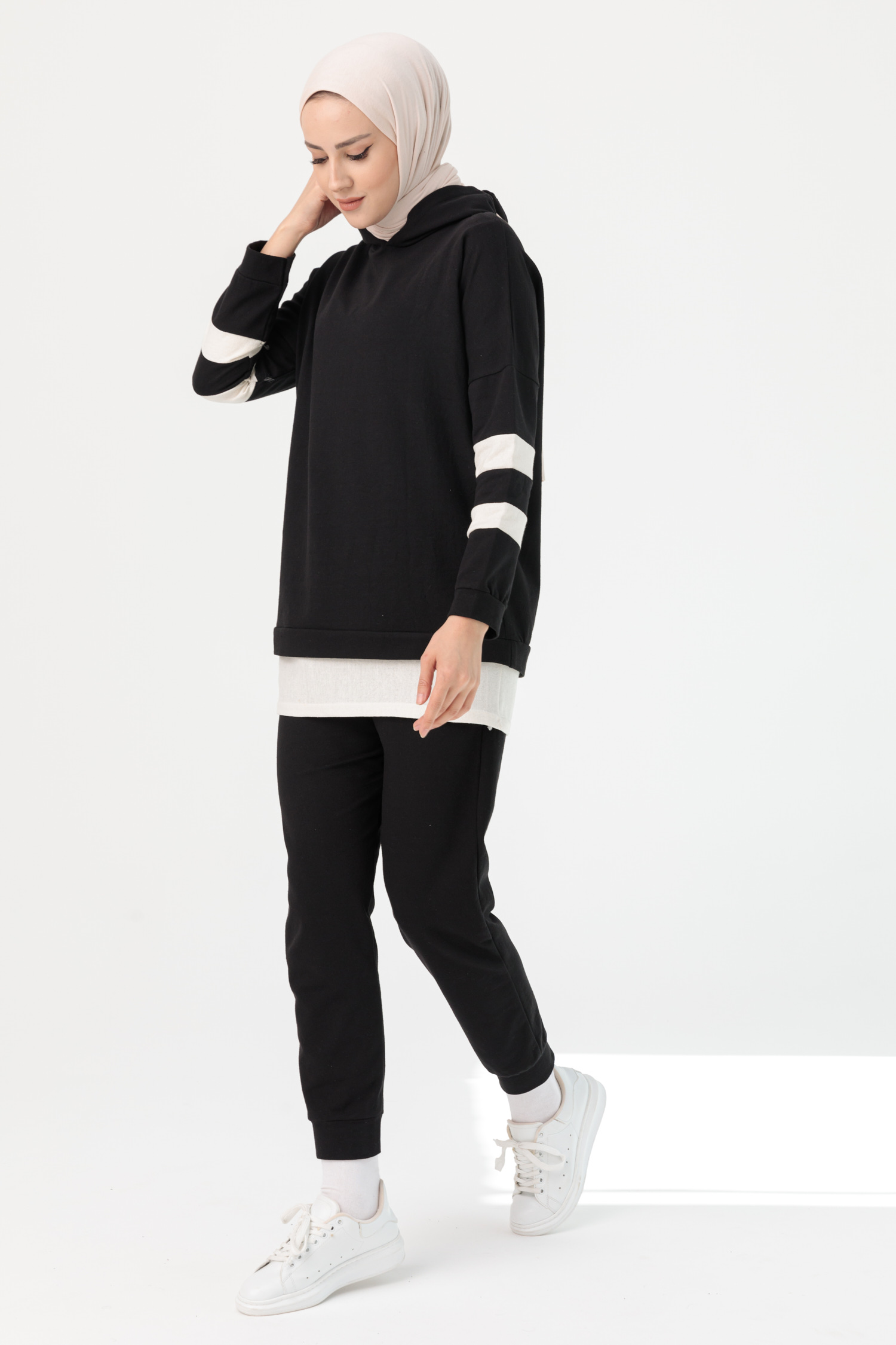 Tunik Pantolon Siyah - 3024 - 3