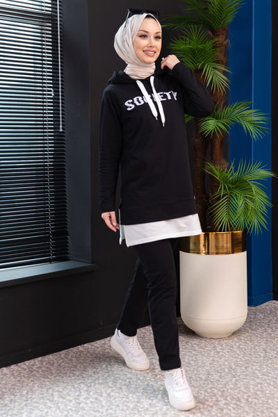 TUNIK PANTOLON Siyah - 3553 