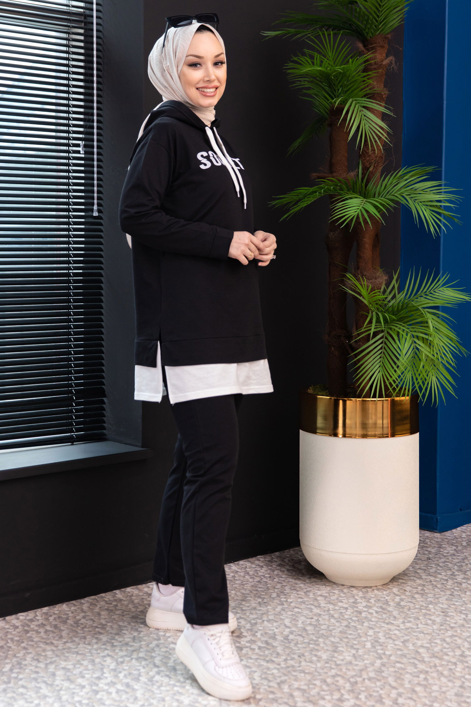 TUNIK PANTOLON Siyah - 3553 - 4