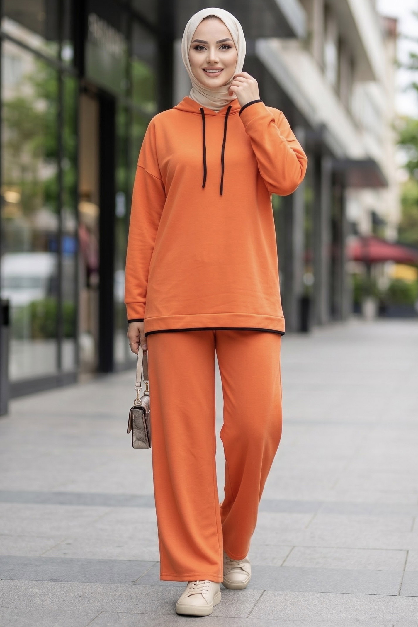 Tunik Pantolon Turuncu - 27390-TURUNCU - 2