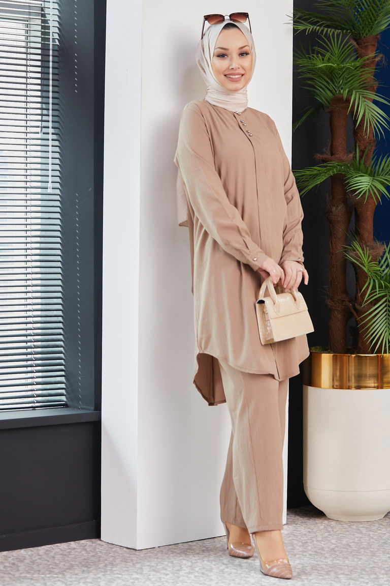 Tunık + Pantolon Vızon - 3666 - TOFİSA