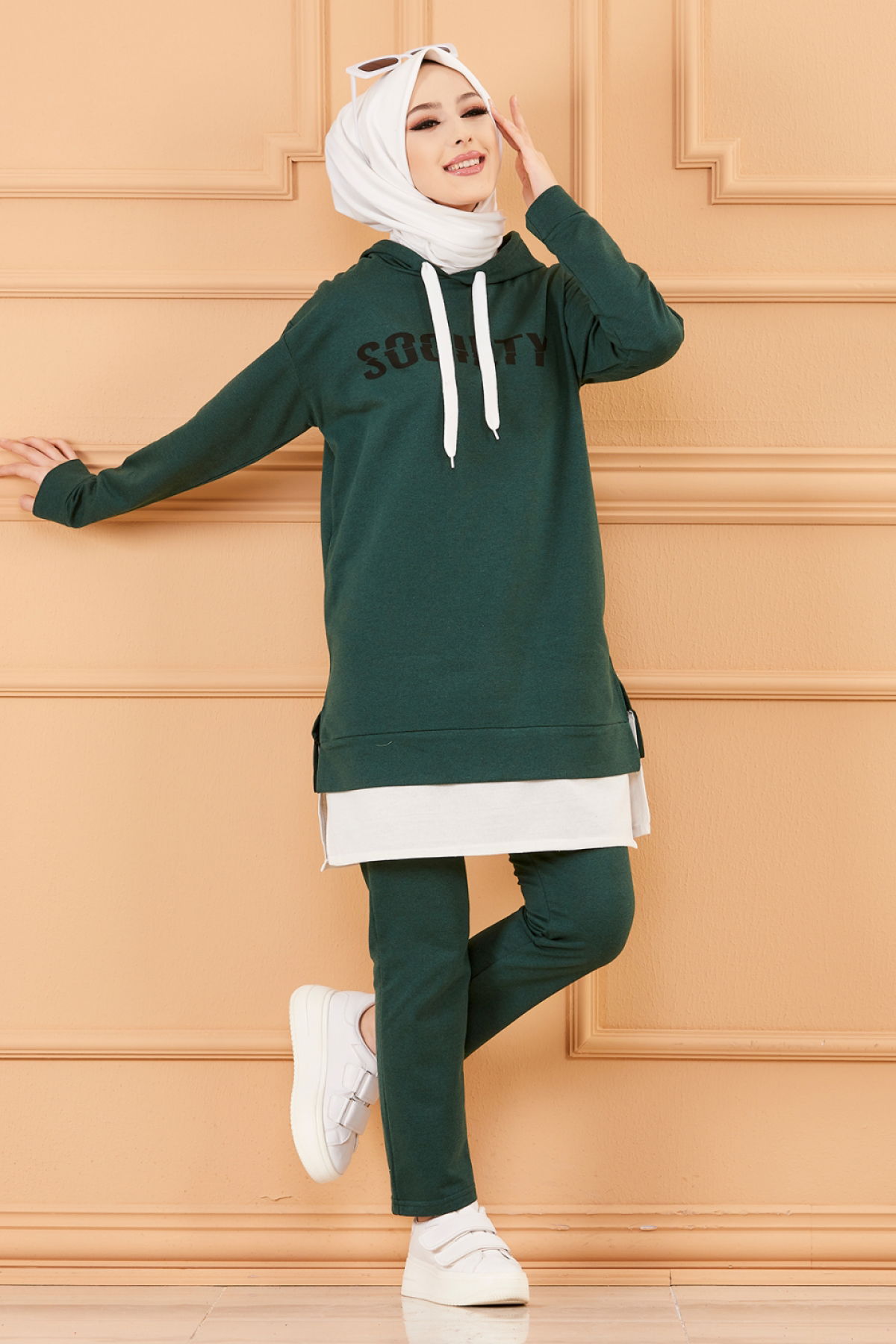 Tunık + Pantolon Zumrut - 3553 - 1
