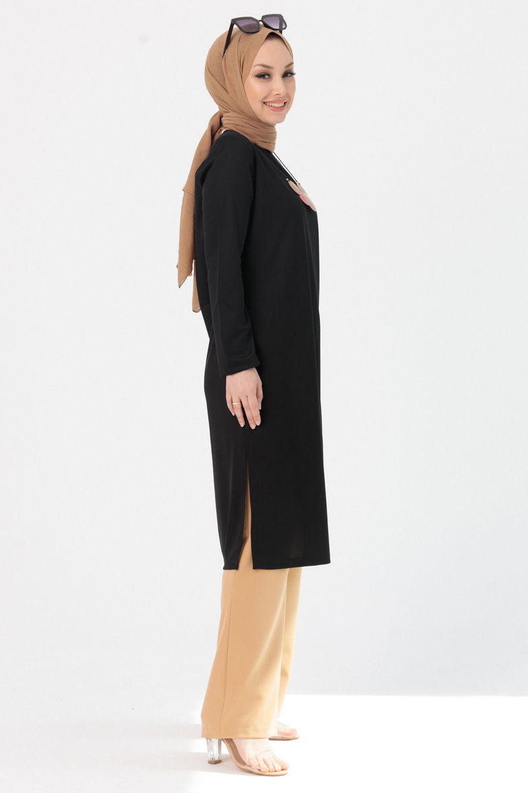 TUNIK Siyah - 3537 - TOFİSA