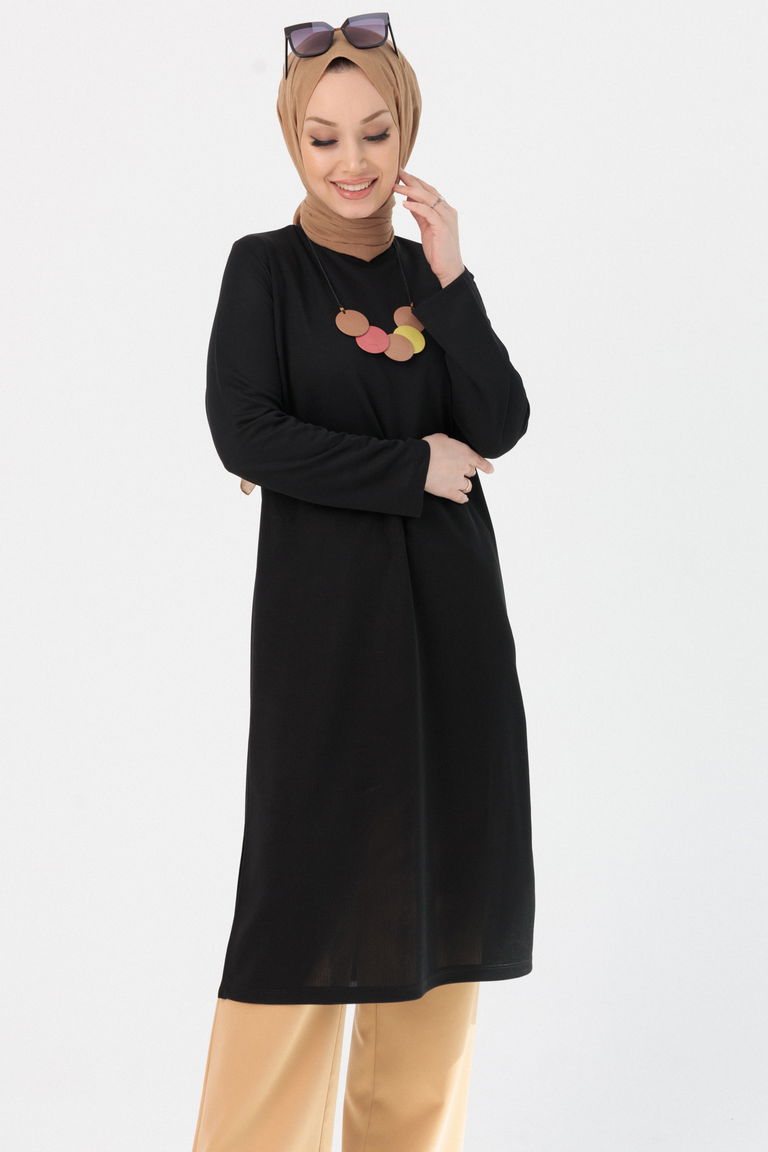TUNIK Siyah - 3537 - TOFİSA
