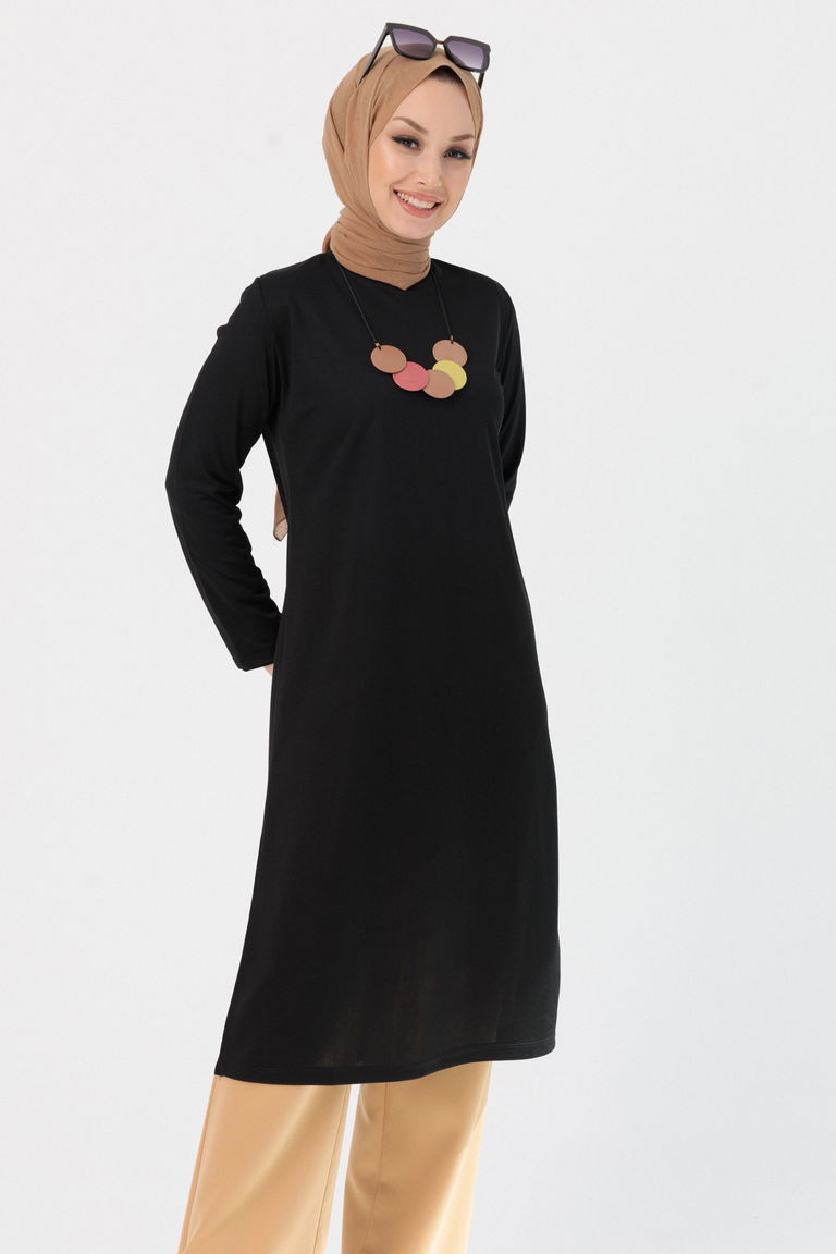 TUNIK Siyah - 3537 - TOFİSA